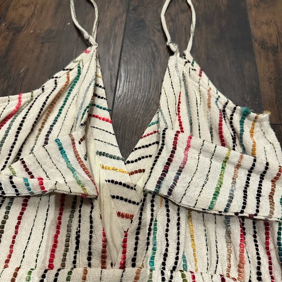Tularosa Amelia Striped Linen Romper - Picture 12 of 12